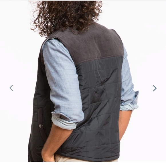 Marine Layer Corduroy Knowlton Quilted Vest Small - Picture 2 of 7